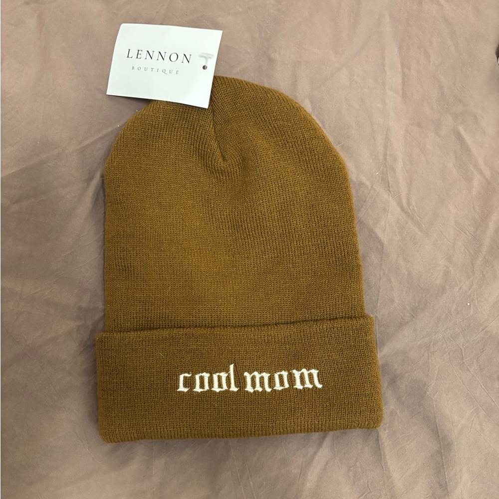 Cool Mom Tan Beanie